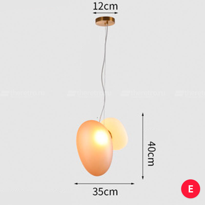 Серия светильников в виде комбинаций двух матовых плафонов разных форм и оттенков LINDIS фото 17