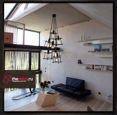 Подвесной Loft Seven light 1 плафон  фото 4