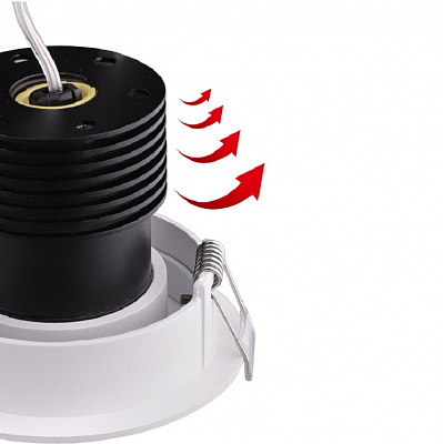 Встраиваемый светодиодный светильник Exe one RND фото 4