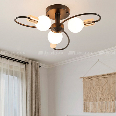 Потолочная люстра Open Bulb Ceiling Light  фото 15