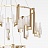 Дизайнерская люстра со стеклянными плафонами на струнном подвесе KRISTEL фото 5