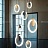 Серия подвесных светодиодных светильников с отделкой в цвете латунь по внутреннему контуру кольцевидного плафона GINA фото 13