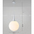 Светильник шар подвесной 15 см   фото 5