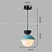 Подвесной светильник в скандинавском стиле POMPON Синий фото 3