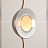 Серия дизайнерских светильников с округлым стеклянным плафоном с дисковидным металлическим центром AGAR B фото 8