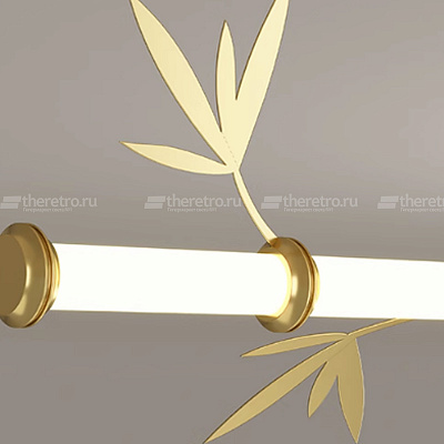 Подвесной светильник в японском стиле Бамбук Japanese Style Bamboo Wall Lamp-2 A фото 13