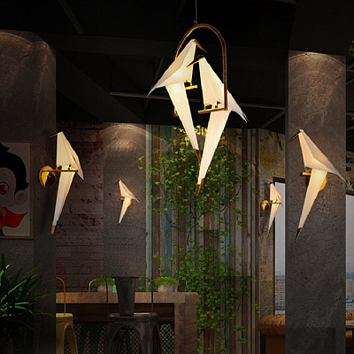 Подвесной светильник Origami Bird Perch 2 плафон  фото 10
