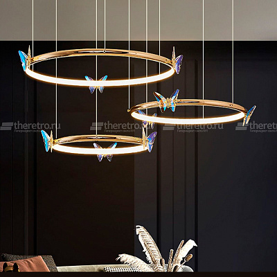 Подвесной светильник BUTTERFLY E 80 см  фото 16