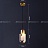 Дизайнерский подвесной светильник с белым плафоном в скругленном хрустальном слитке NELLY фото 2