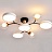 Серия потолочных светодиодных люстр с дисковидными и шарообразными плафонами на разветвленном каркасе MARTA-2 A белый фото 18