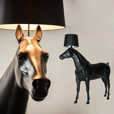 Moooi Horse Lamp Черный 240 см  Глянцевый фото 11