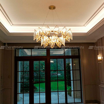 Подвесной светильник INSHINE Gold Modern-2 10 плафонов фото 7