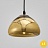 Подвесной светильник Void Light 15 см  Золотой фото 8