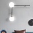 Дизайнерский минималистский настенный светильник LINES 13 2 плафон  Черный фото 13