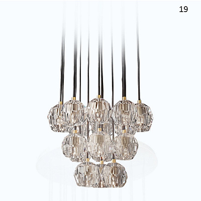 Люстра RH Boule De Cristal Round Cluster Chandelier фото 6