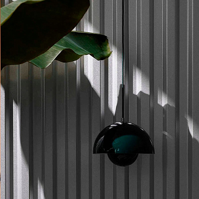 Verpan Flowerpot Verner Panton 40 см  Белый фото 10