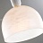 Серия подвесных светильников с разнотипными фигурными плафонами округлой формы из белого мрамора MIEL A фото 11