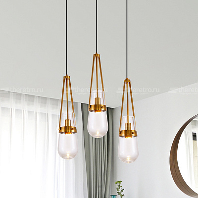 Подвесной светильник Loft Industry Modern Bell Прозрачный фото 5
