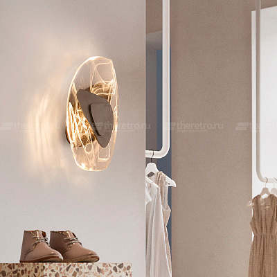 Бра Transparent Pebbles Sconces Латунь  фото 1