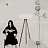 Торшер с тремя деревянными стойками и белым плафоном из акрила TOKEN фото 5