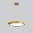 Серия светодиодных светильников в стиле минимализм c плафоном в виде усеченного диска на струнном подвесе SOLVE 30 см  серый фото 5