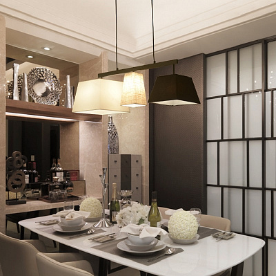 Реечный потолочный светильник в скандинавском стиле SAND фото 7