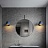 Настенный светильник в скандинавском стиле GODA WALL Черный фото 18