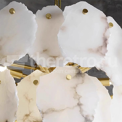 Подвесной однорядный светильник Naturays Marble Josiah Alabaster B фото 10