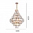 Серия дизайнерских люстр с каскадным абажуром из рельефных хрустальных подвесок геометрической формы SIMONETTA фото 3