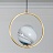 Серия дизайнерских подвесных светильников с круглым плафоном HOOP PLANET фото 10
