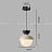 Подвесной светильник в скандинавском стиле POMPON Серый фото 5