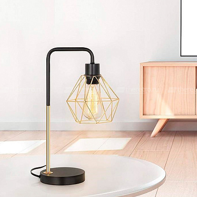 Настольная лампа Rose Gold Cylinder Table Lamp фото 8