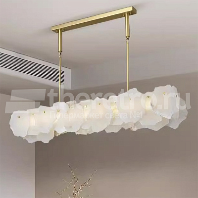 Подвесной рядный светильник Naturays Marble Josiah Alabaster  фото 1