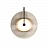Дизайнерский настенный светильник в виде диска из рифленого стекла EMMEN фото 3