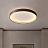Потолочный светильник в форме диска с резным плафоном из дерева и акрила RODA CH фото 15