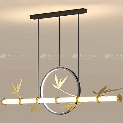 Подвесной светильник в японском стиле Бамбук Japanese Style Bamboo Wall Lamp-2 A фото 5