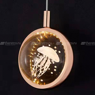 Подвесной светильник Modern Crystal Ball Wall Lamp E фото 9