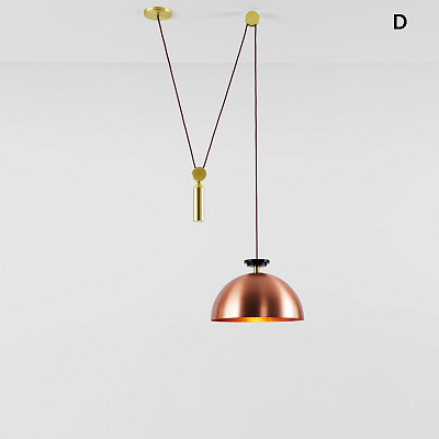 Подвесной светильник Shape up Pendant Hemisphere Black designed by John Hogan F фото 6