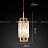 Подвесной светильник с прямоугольным плафоном из хрустальных пластин с эффектом льда, подвешенном на металлических рамках BENNA A фото 2