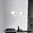Реечный светильник в скандинавском стиле со стеклянными шаровыми плафонами HAKON L Белый фото 7