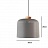 Серия подвесных светильников со скругленными цилиндрическими плафонами в коническом деревянном держателе FINA фото 2