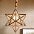 Дизайнерский подвесной светильник со стеклянным плафоном в форме многоконечной звезды MAGIC B фото 5