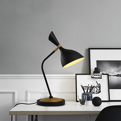 Austen Large Offset Table Lamp Circa фото 13