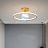 Потолочная светодиодная люстра PLANET B 50 см  Золото фото 23