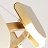 Светодиодная люстра на кольцевом каркасе со струнным подвесом CANTO 8 плафонов Золотой фото 10