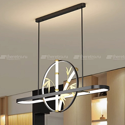 Подвесной светильник в японском стиле Бамбук Japanese Style Bamboo Wall Lamp-2 A фото 7