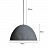 Современный светильник в форме гофрированной полусферы PUMPKIN 32 см  Черный фото 15