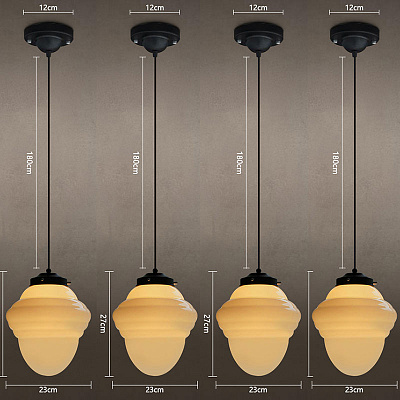 Industrial Cake Pendant Lamp фото 4