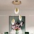 Подвесной светодиодный светильник с плоским рельефным плафоном листовидной формы с металлической сердцевиной CERES ONE D фото 9