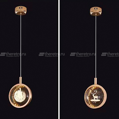 Подвесной светильник Modern Crystal Ball Wall Lamp E фото 18